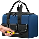Werkzeugtasche wasserdicht - Reisetasche, Reißverschluss Dicke Oxford Tote | Wear-resistente tragbare Hardware-Hochleistungsorganisatorin für Männer Papa Mechaniker, Schweißkonstruktionsstandorte, Meh