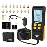 Öldruckprüfer PT620 Öldruckmessgerät-Set Kfz-Öldruckwerkzeuge Benzinmotor Digitaler Öldruckmessgerät-Tester 0-426,6 PSI, 0~29,4 bar, 30 kg/cm² Mit Prüfschlauch und 17 Adaptern