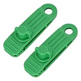 2 Stück Planenclips, Outdoor Markise, Camping, Zeltklemmen, Planenclip-Sets, Baldachin, Schnappbefestigung, Schnalle für Outdoor-Zelte, Markisenplane, Plane (grün)