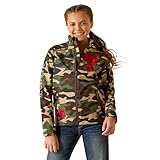 Ariat Girls's Team Softshell Rodeo Quincy Jacket, Wild West Usa, Large