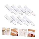 GLEAVI 16 Stück Teiliges Rutschfester Bettlaken Clips Praktische Halterungen zur Fixierung von Bettwäsche und Decken für Satin und Bettüberwürfe Leicht und Tragbar