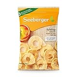 Seeberger Apfelringe, Samtweiche, getrocknete Apfelscheiben in bester Qualität - natürlich süß und sehr schmackhaft - ohne Zusatz von Zucker, vegan (1 x 80 g)