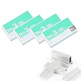 Eupneicu 4000 Stück Tackerklammern 24/6, Standart Handtackerklammern, für Handtacker & Elektrotacker, verzinkt, Heftklammern, Tacker-Klammern[ 4 Kisten]