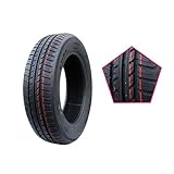 135/70R12 Ganzjahresreifen ohne Stollen, Winterreifen für Personenkraftwagen 12 Zoll Tragfähigkeitsindex 65Q Max. Belastung 290 kg TL Schlauchlos für Sicherheit auf Schnee und Nässe Ersatzreifen