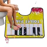 WC-Vorleger - Klaviermatte | Neuheit Badezimmerteppich Töpfchen, Teppich Neuheit, Musikgag für WC und praktisches Spielzeug für Agazzi, Mädchen, Kinder, Wç, Zuhause, Bad, Schlafen