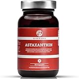 QIDOSHA® Astaxanthin aus EU-Rohstoffen & Olivenöl, 90 Stk/Glas, 8mg Astaxanthin je Kapsel, flüssiges Astaxanthin hochdosiert aus portugiesischer Algenzucht (8mg Astaxanthin)