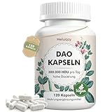 DAO Kapseln, 120 Stück - Hochdosiert: 300.000 HDU pro Tag - DAO-Enzym aus Erbsen - 100% vegan