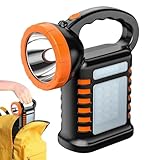 Solarbetriebene Camping-Lichter – wiederaufladbare Taschenlampe, tragbar, wasserdicht, multifunktional, für Baustelle, Werkstatt, Garage, Garten, Haus