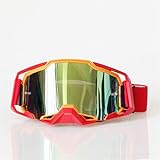 IZHAOGJING Motocross Brille, Crossbrille Motocross Goggles Road Dirt Bike Brille Motorrad Helme Goggles Sport Gläser Moto Brille Set(M)