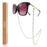 GERNEO® – Menorca – Premium Brillenkette Damen & Brillenband Damen in diversen Farben – 18 Karat vergoldet oder 925er Silber (Rosegold) – Unisex für Lesebrille & Sonnenbrille