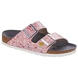 BIRKENSTOCK Damen Pantolette Arizona ESD Flower Field Rose 39