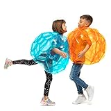 Riesiger aufblasbarer Bumper-Bubble-Ball Bumpoy InnovaGoods 2 Stück, Blau und Orange