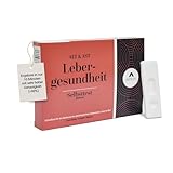 ASPILOS Lebergesundheit (AST&ALT) Selbsttest - Schnelle Ergebnisse für Zuhause - Zuverlässig & Präzise - Medizinische Tests mit Labor-Qualität