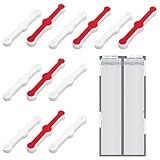 12er-Pack Mückenschutzgitter für Fenster,fliegengitter fenster magnet, magnete für fliegengitter,fliegengitter magnet,selbstklebendes Mückenschutzzubehör,fur Meisten Fenstertypen Geeignet,einfache Ins