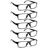 Gaoye 5 pack Lesebrillen herren/damen mit blaulichtfilter Brille Lesehilfe für Damen Herren