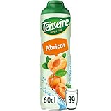 Teisseire Sirup Aprikose für Erfrischungsgetränke, Cocktails, Flasche 60 cl