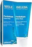 WELEDA Bio Fußbalsam, Naturkosmetik Fußpflege zur Vorbeugung und Behandlung von Hornhaut, Fußcreme und Schrundensalbe zur Pflege beanspruchter und trockener Füße (1 x 75 ml)