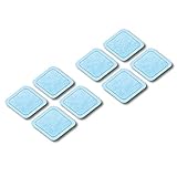 Beurer EM 59 Heat Gel-Pads, Nachkaufset mit 8 selbsthaftenden Gel-Pads zur Verwendung mit EM 59 Heat Digital TENS/EMS, Größe: 45x 45 mm