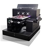 ECZDDEFS A4 UV-Drucker UV-Flachbettdruckmaschine mit ACRO RIP-Software für Handyhüllen, Metall, Glas, Holz, Flaschen