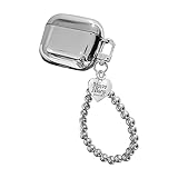 NUOBESTY Drahtlose Kopfhörerschale aus TPU für Stoßfest Ladebohrung für Einfaches Aufladen Tragbar mit Armband zur Vermeidung