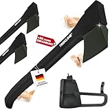 TREKLINE Spaltaxt, Spalthammer [ ErgoFiber™ - Glasfaserverstärkter Griff ] MilitaryCast, Inklusive Klingen-/Transportschutz, Antihaftbeschichtet, Hochwertige Stahl-Klinge [77cm; 2.3 kg]