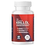 Saint Nutrition® Krillöl Kapseln – Antarctic Krill Oil - Hochdosiert mit Omega-3 EPA & DHA und natürlichem Astaxanthin – 1000mg - Für Herz, Gehirn, Augen & Gelenke – Nachhaltig gefangen