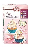 RUF Mini Marshmallows, Mäusespeck in Pastellfarben zum Dekorieren von Torten, Cupcakes und Plätzchen oder als Topping für Heiße Schokolade, 1 x 45g