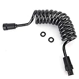 Toiletten Bidet Sprayer | PU -Handheld -Spray -Schlauch mit 360 Twist - Präventionsdesign | Hochdruckwassersparender Bidet für Badezimmer/Haustierwartung | Einfach installieren,