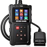 OBD2 Diagnosegerät OBD Auto Diagnose, Universal Auto Auslesegerät, KFZ Motor Fehlerauslesegerät Lesegerät mit Vollständigen OBDII Funktionen, Geeignet für BMW VW Mercedes Audi Alle OBDII Fahrzeugen