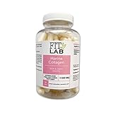 FitLab® Kollagen Kapseln - 1100 mg Marine Collagen - 90 Capsules - Supplements, Collagen Peptide, Hydrolysiertes Meereskollagen für gesunde Gelenke und schöne Haut