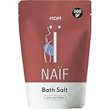 Naïf Magnesium Badesalz - Schmerzen und Krämpfe lindern - Muskelentspannung - Basenbad - Basenbad Entgiftung Entsäuerung - Basisches Badesalz - Basenbäder - Magnesiumsalz zum Baden - 500g