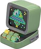 Divoom Ditoo Plus Pixel Art Tragbarer Bluetooth-Lautsprecher mit App-Steuerung (Grün)