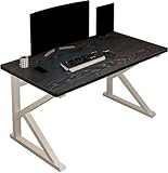 MESCXTY Büroschreibtisch, K-förmige Tischbeine mit Stabiler Struktur und starker Unterstützung, geeignet für eine Vielzahl von Szenarien (Schwarz B, 100 * 60 * 74 cm/39,4 * 23,6 * 29,1 Zoll)
