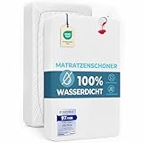 Dreamzie Matratzenschoner 90 X 200 cm Wasserdicht, für Kinder - Matratzenschutz Weich, Hypoallergen und Atmungsaktiv – Oeko-Tex Zertifiziert