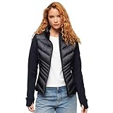 Superdry Damen Storm Fleecejacke Finster Marineblau 44