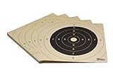 X-Targets Zielscheiben *Classic Target* / 26x26 cm/Schießscheibenkarton 200 g/m² Chamois (50 Stück)
