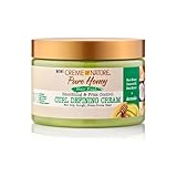 Creme of Nature, Pure Honey Hair Food Avocado, formende Creme mit Avocadoöl und Honig, definiert und pflegt Locken, Behandlung für lockiges und krauses Haar, Leave-in, 326ml