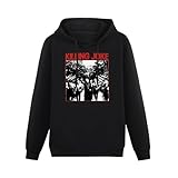 CHUNWANG Men's Heavyweight Hooded Killing Joke Pope Hoodies Men Hoody Long Sleeve Pullover Sweatshirt with Drawing Pocket Size S