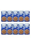 Varta Größe 312 Hörgerätebatterie 6er Blister 10 Stück (60 Stück)