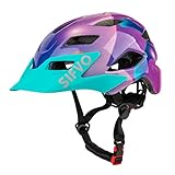 SIFVO Fahrradhelm Kinder Jungen und Mädchen 50-57cm, Kinder Fahrradhelm mit Abnehmbarem Visier Kinderhelm Multisport Helm Kinder Sicher und Komfortabel 5-14 Jahre