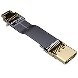 ADT-Link FPV-Kabel für HDMI-Micro-Mini-Kamera-Stecker, 5 cm-50 cm, flexible Drahtleitung, 18 Gbit/s, 4K @ 50/60, 2160p für HDMI2.0 für FPV-Kamera (15 cm, A1-D2)