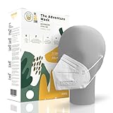 The Adventure Mask Kleine FFP3-Maske, 5-Lagen-Atemschutzmaske, Sichere Staubmaske mit Filter, Schachtel mit 10 Masken, Weiß