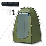 LEMROE Strandumkleidezelt mit Tragetasche wasserdicht Duschzelt mobiler Toilettenzelt für Camping Rucksackreisen Outdoor Pop Up Zelt Wurfzelte