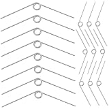HEMOTON 20 Stück Teiliges Ersatzfedern für Gartenscheren aus Rostfreiem Edelstahl Förmige Federn Langlebig Verschleißfest Passend für Obst und Astscheren Leicht und Praktisch zur