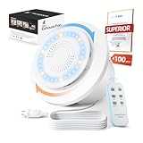 100mm Badlüfter 2 Seitig Wind 6Gang Wind mit Anzeigelicht. Verbesserter Lüftung mit 433 MHz Fernbedienung. 2W Energieeffizienter DC Motor, Einfach Installieren für Badezimmer Waschküche Garage P106E2