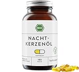 Nachtkerzenöl Kapseln BIO 180 Stück vegane Kapseln mit 500 mg kaltgepresstem Nachtkerzenöl von bioKontor