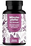 Mönchspfeffer hochdosiert - 400 Tabletten - 20mg pro Tablette - 10:1 Extrakt aus Original Agnus Castus - Nahrungsergänzungsmittel- Vegan und produziert in Deutschland Laborgeprüft