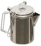 Fox Outdoor Kaffeekanne, mit Perkolator, Edelstahl, (9 Tassen)