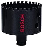 Bosch Professional 1x Diamant-Lochsäge Diamond for Hard Ceramics (für Fliesen, Stein, Ø 68 mm, Zubehör für Schlagbohrer)