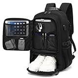 Aikelai 50L 60L 80L Groß Reiserucksack Herren,Erweiterbar Handgepäck Rucksack,17-Zoll Laptoptasche Arbeit Laptop Business Travel Backpacker Rucksack (80)